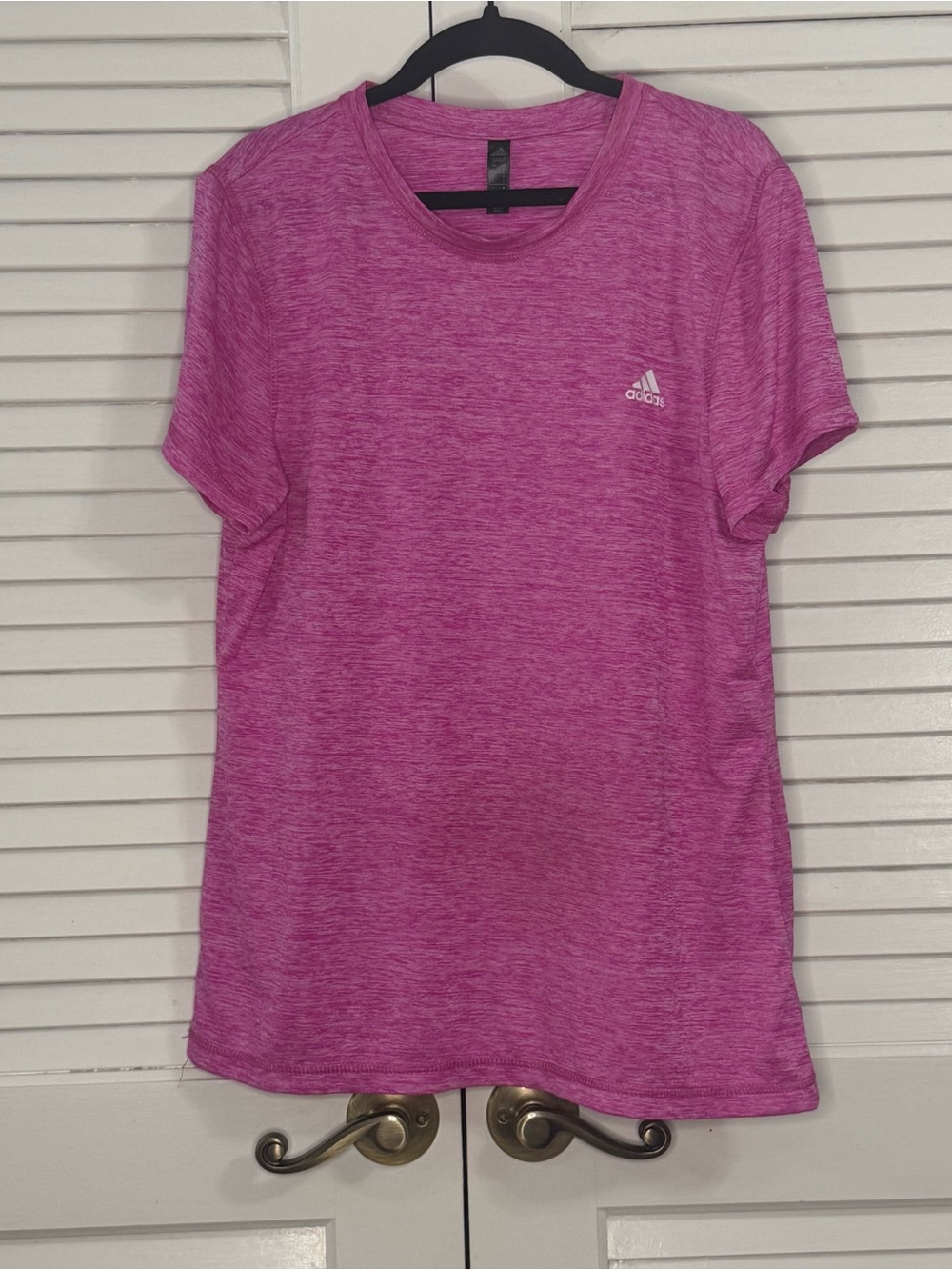 adidas Pink Heather Golf Tee
